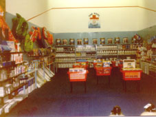 Our chemicals & accessories display in the mid 90s