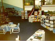Our shop layout and relocated counter in the early 90s